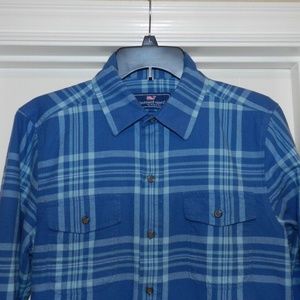 Vineyard Vines Classic Shirt Jacket Lined Flannel Shirt S